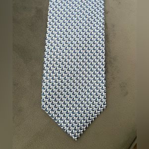 Blue Pattern Stafford Tie
